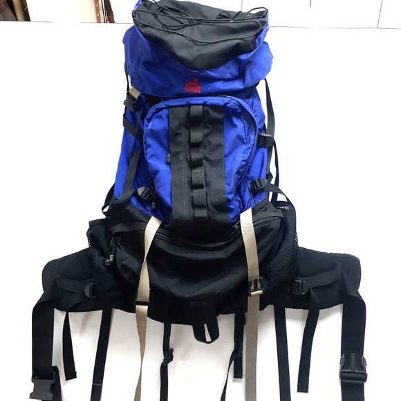 EMS RARE EASTERN MOUNTAIN SPORTS BACK PACK LONG TRAIL 70L Waist Pad BackPack GUC - Picture 1 of 13